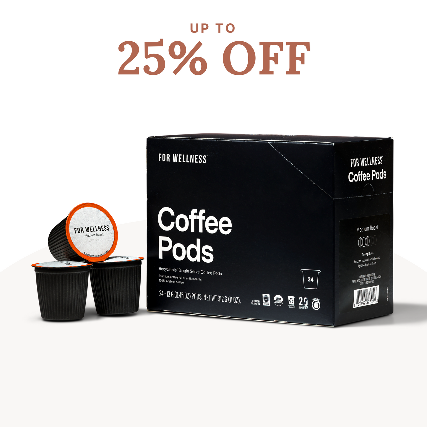 Organic Arabica Coffee Pods