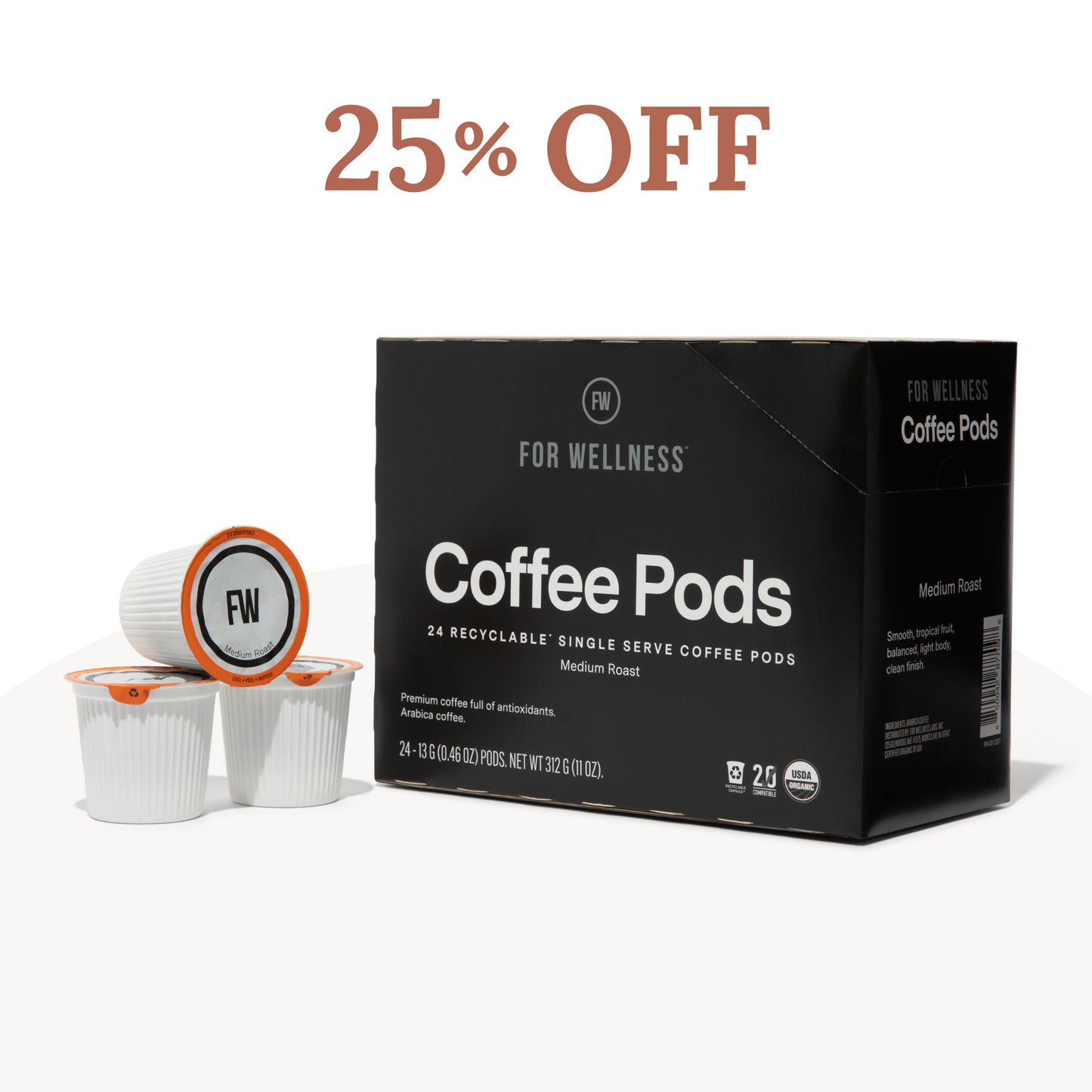 Organic Arabica Coffee Pods