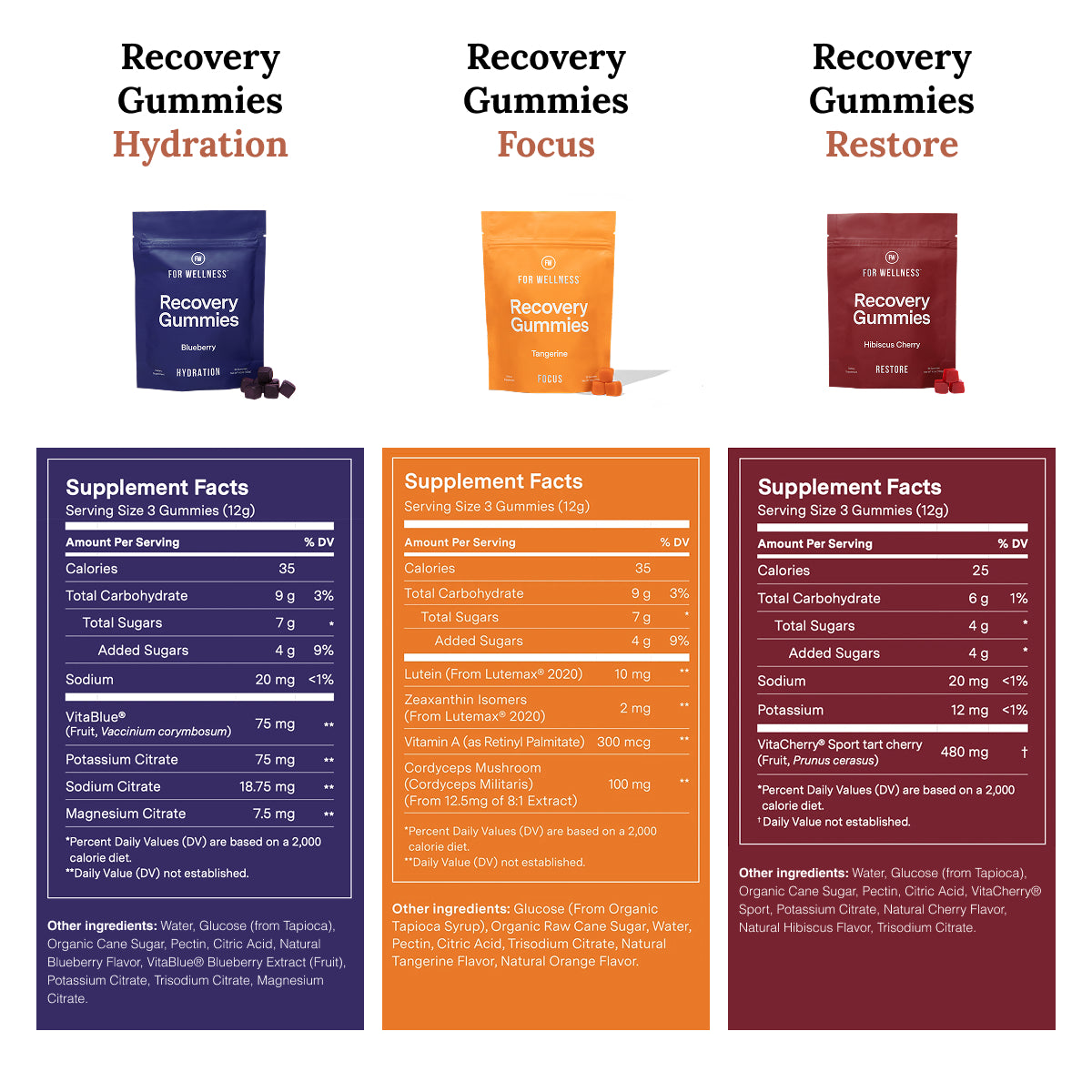 Recovery Trio Bundle