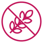 No wheat icon: a wheat stalk with a slash through it