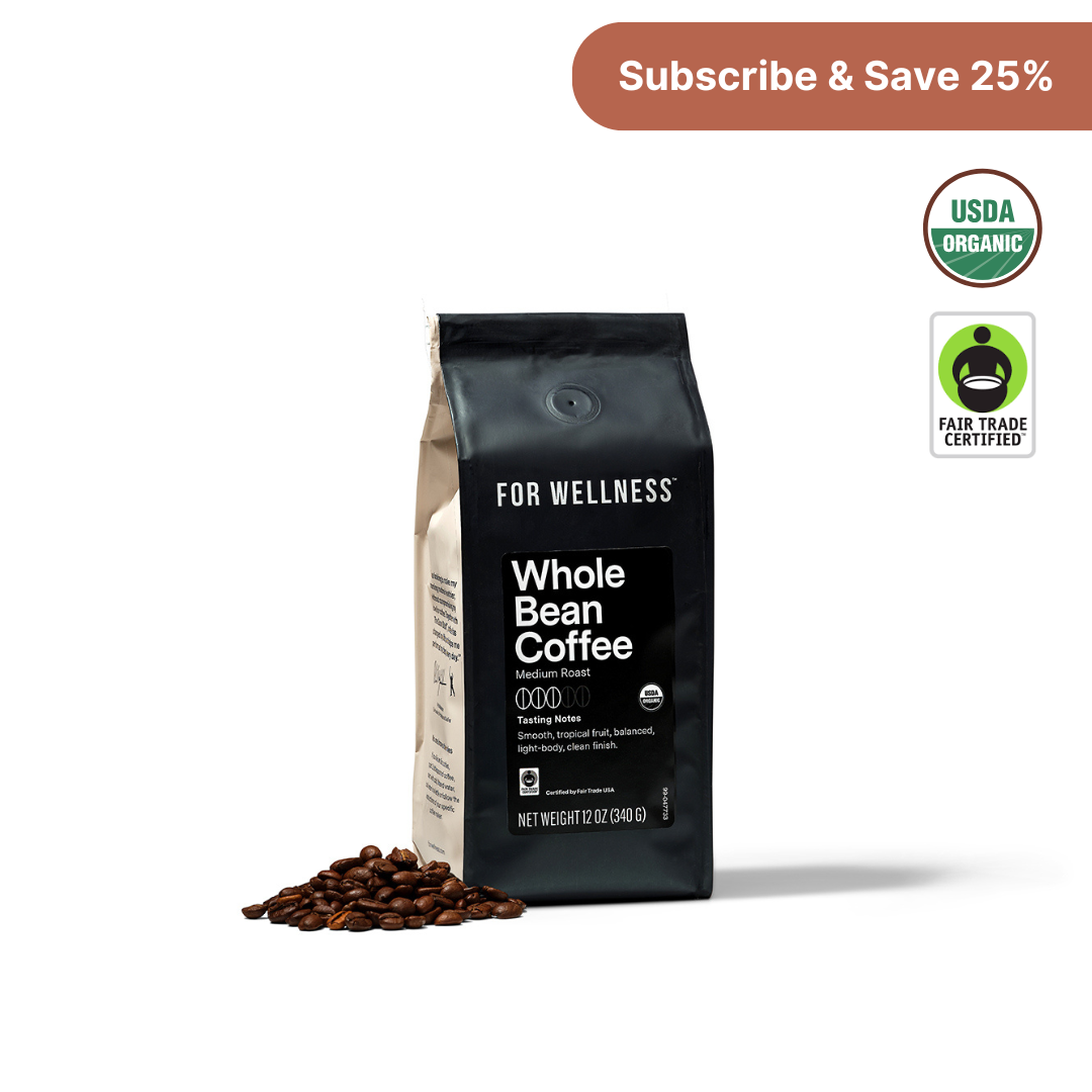 Organic Arabica Whole Bean Coffee | For Wellness