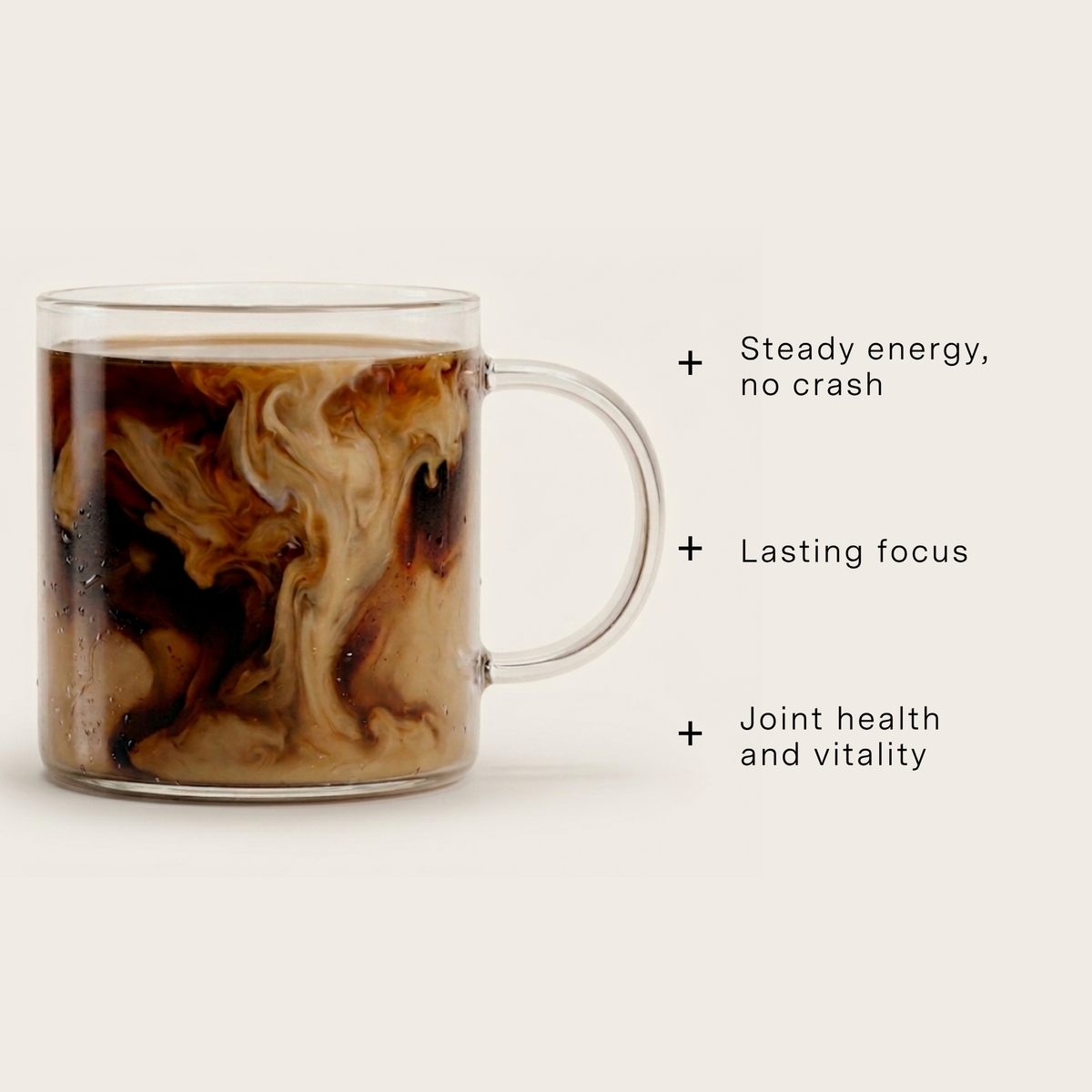 The Good Stuff stirred into coffee