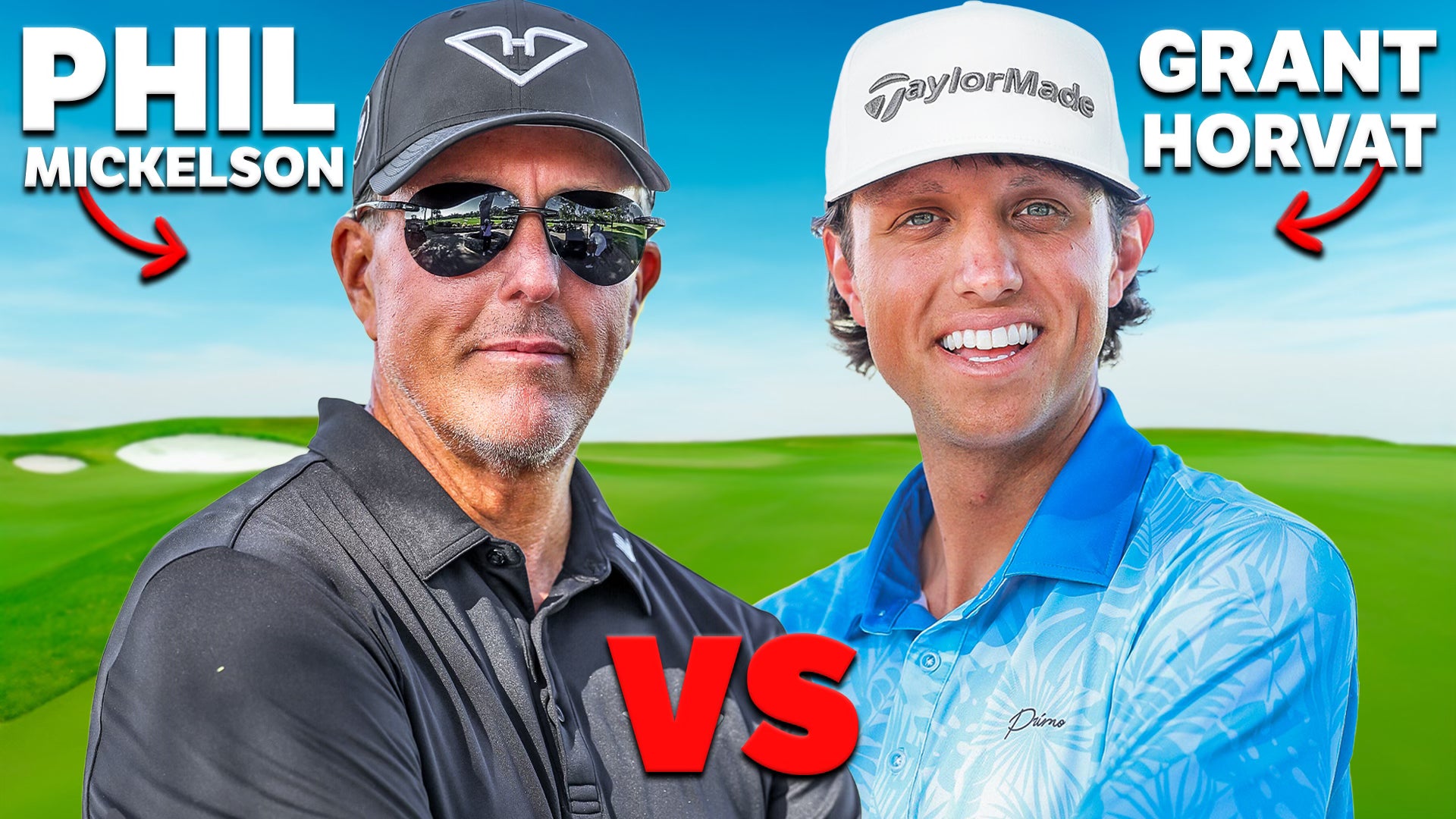 Load video: Grant Horvat vs Phil Mickelson video