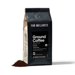 Medium roast ground coffee pouch